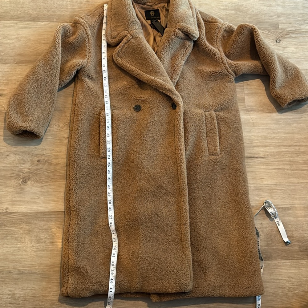 House of Harlow 1960 Faux Fur Teddy Jacket Sz L - Picture 6 of 10